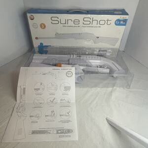 CTA Sure Shot Nintendo Wii Game System White Rifle Shot Gun w/Original Box